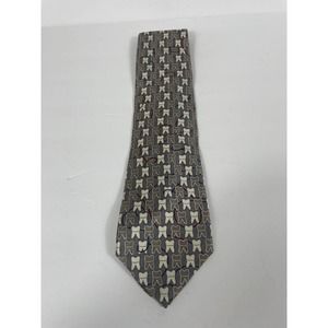 RM Style Dentist Tonal Tie Neck Silk Ralph Marlin 2000